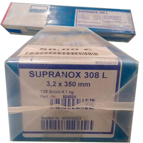 Electrodos 3,2x350 OERLIKON SUPRANOX 308L (INOX) 125 Ud.