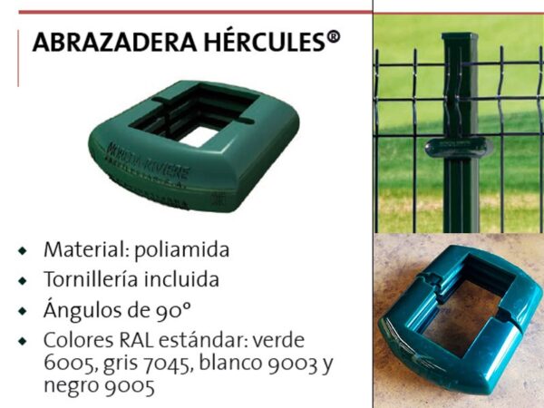 Abrazaderas HERCULES Verde (Uds)
